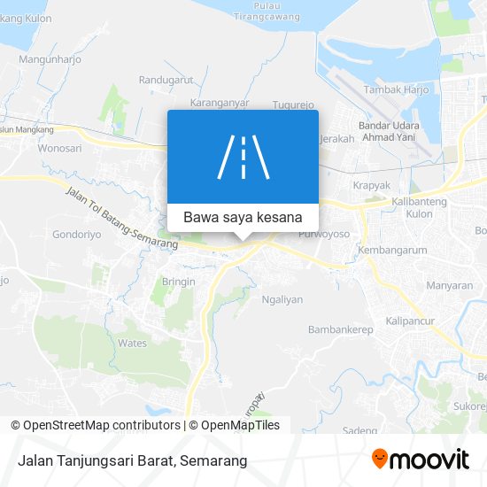 Peta Jalan Tanjungsari Barat