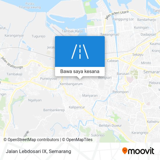 Peta Jalan Lebdosari IX