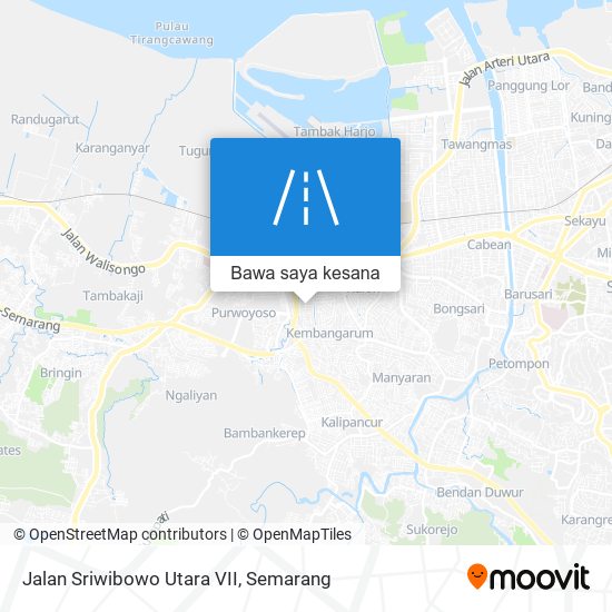 Peta Jalan Sriwibowo Utara VII