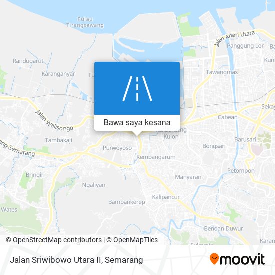 Peta Jalan Sriwibowo Utara II