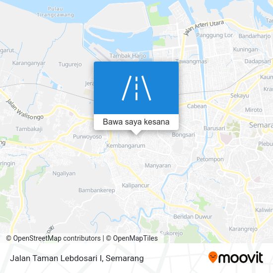 Peta Jalan Taman Lebdosari I