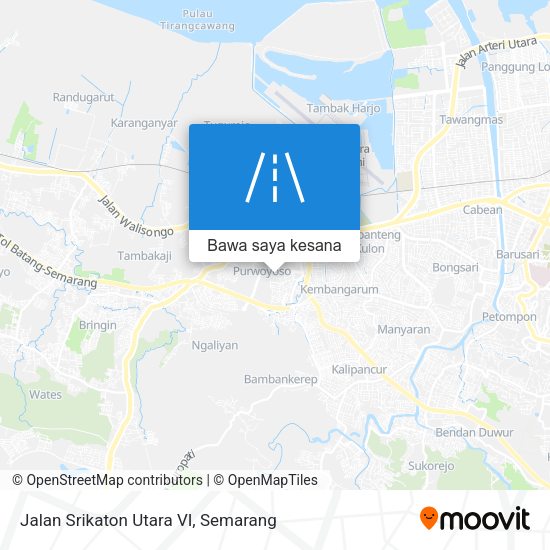 Peta Jalan Srikaton Utara VI