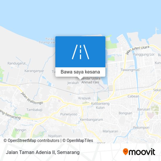 Peta Jalan Taman Adenia II