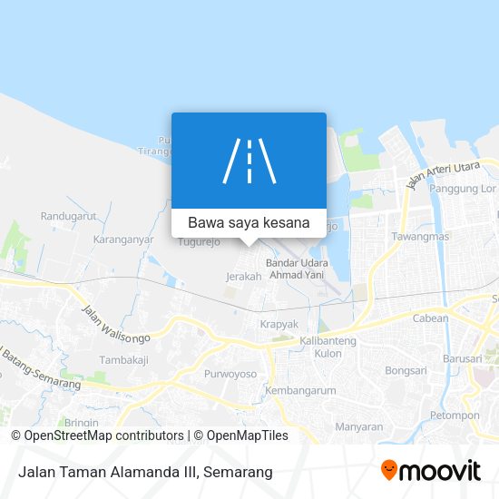 Peta Jalan Taman Alamanda III