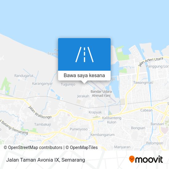 Peta Jalan Taman Avonia IX