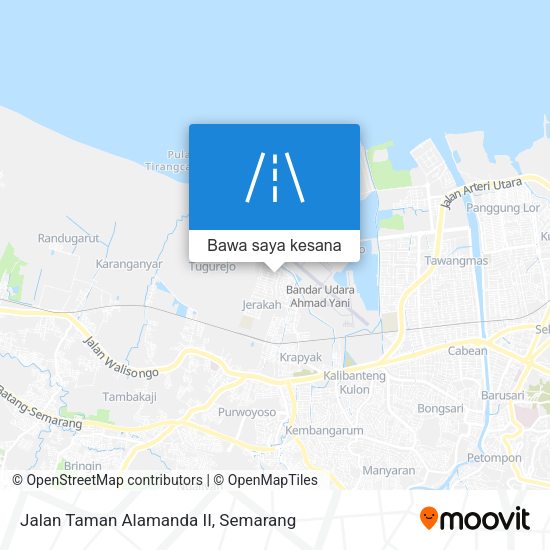 Peta Jalan Taman Alamanda II