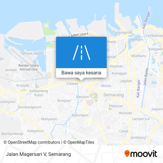 Peta Jalan Magersari V