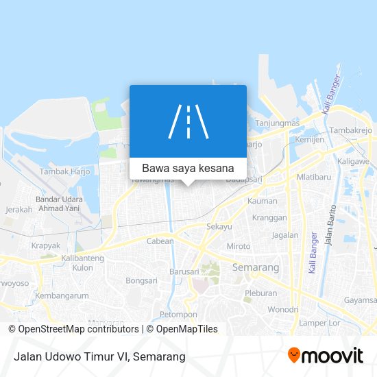 Peta Jalan Udowo Timur VI