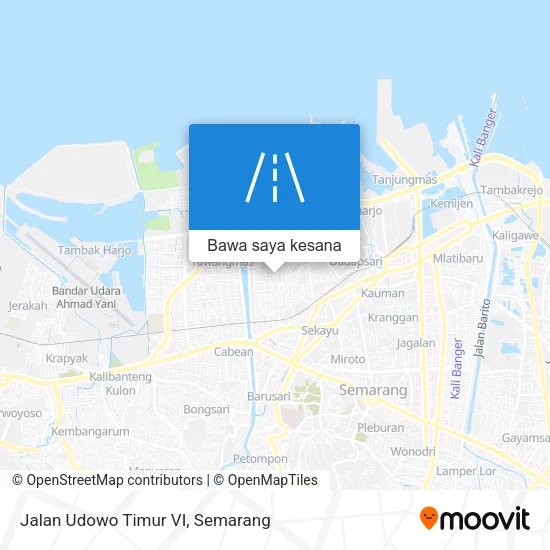 Peta Jalan Udowo Timur VI