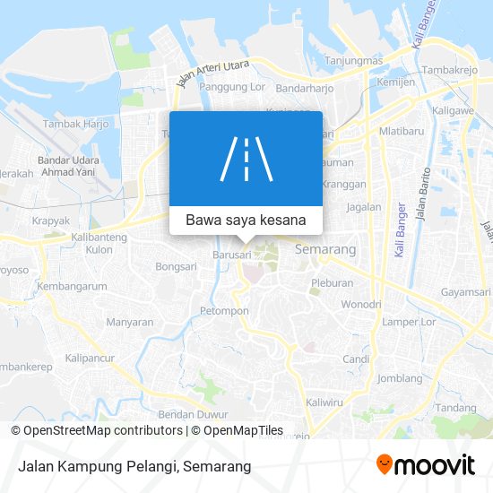 Peta Jalan Kampung Pelangi