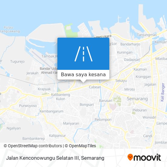 Peta Jalan Kenconowungu Selatan III