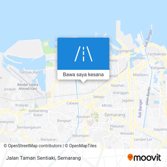 Peta Jalan Taman Sentiaki