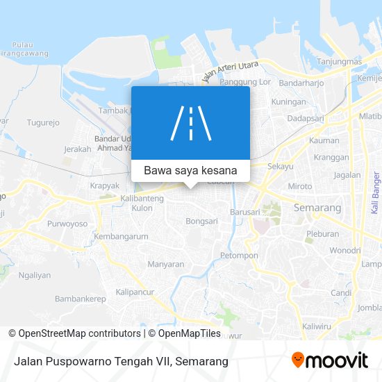 Peta Jalan Puspowarno Tengah VII