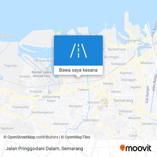 Peta Jalan Pringgodani Dalam