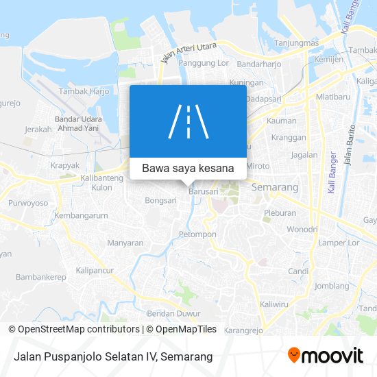 Peta Jalan Puspanjolo Selatan IV