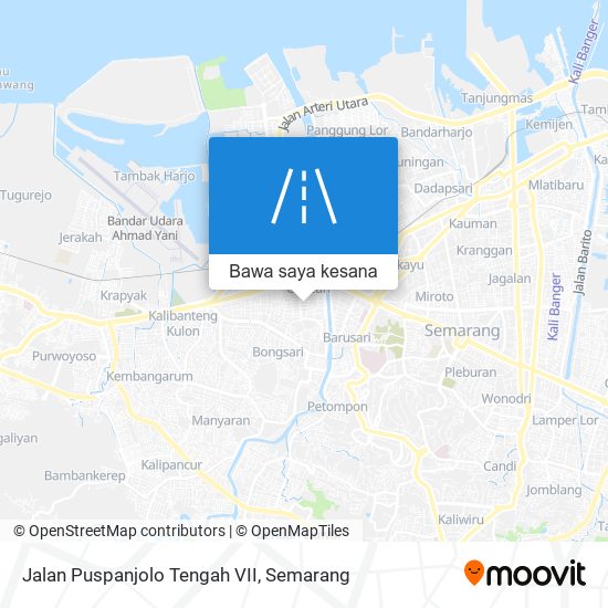 Peta Jalan Puspanjolo Tengah VII