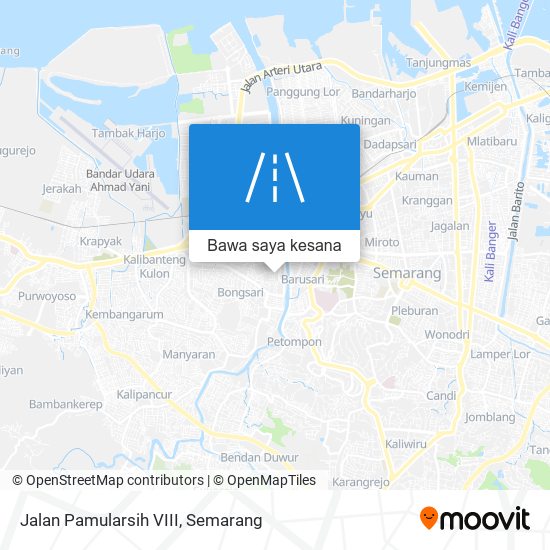 Peta Jalan Pamularsih VIII