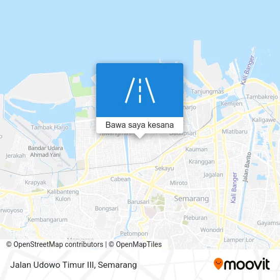Peta Jalan Udowo Timur III