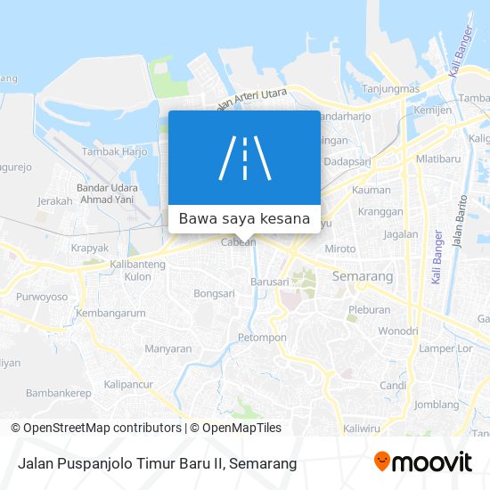 Peta Jalan Puspanjolo Timur Baru II