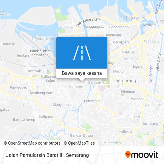 Peta Jalan Pamularsih Barat III