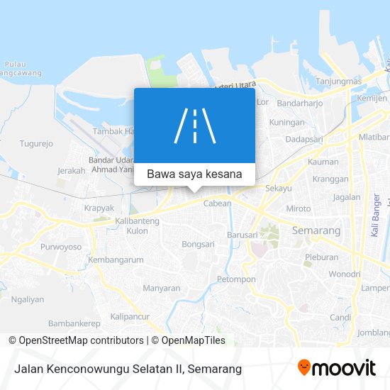 Peta Jalan Kenconowungu Selatan II