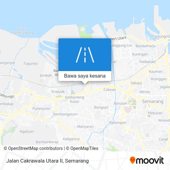 Peta Jalan Cakrawala Utara II