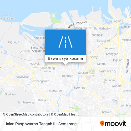 Peta Jalan Puspowarno Tengah III