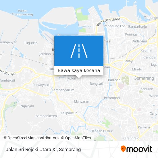 Peta Jalan Sri Rejeki Utara XI