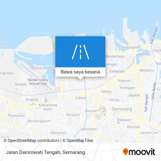 Peta Jalan Dworowati Tengah