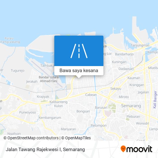 Peta Jalan Tawang Rajekwesi I