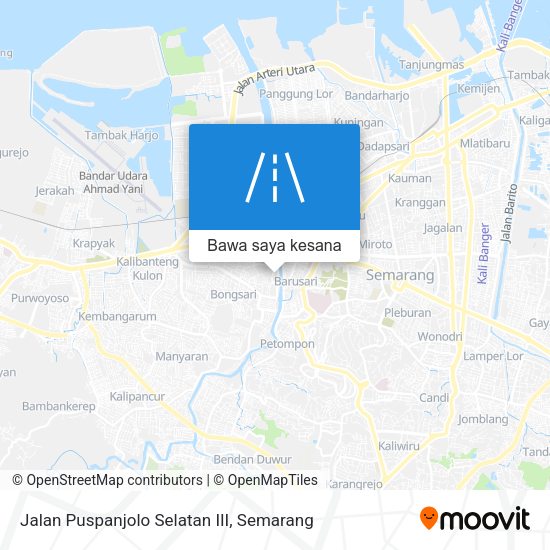 Peta Jalan Puspanjolo Selatan III