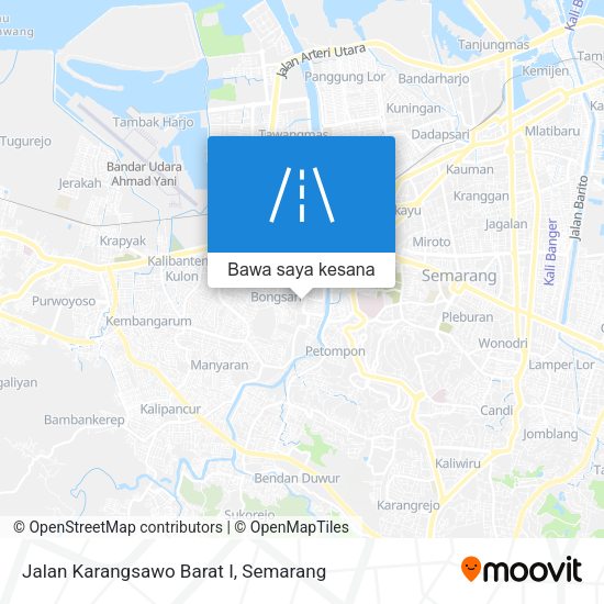 Peta Jalan Karangsawo Barat I