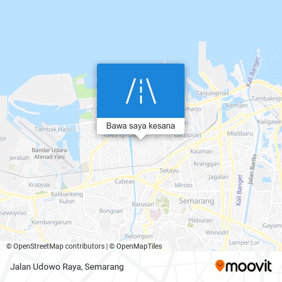 Peta Jalan Udowo Raya
