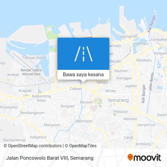 Peta Jalan Poncowolo Barat VIII