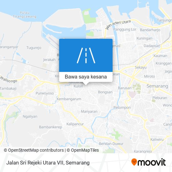 Peta Jalan Sri Rejeki Utara VII