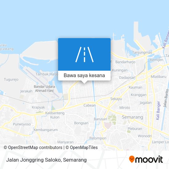 Peta Jalan Jonggring Saloko
