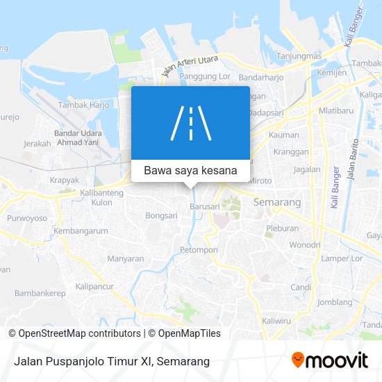 Peta Jalan Puspanjolo Timur XI