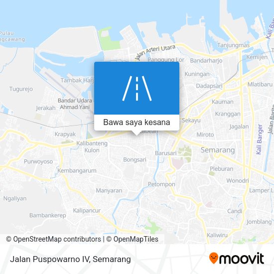 Peta Jalan Puspowarno IV