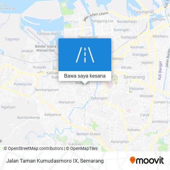 Peta Jalan Taman Kumudasmoro IX