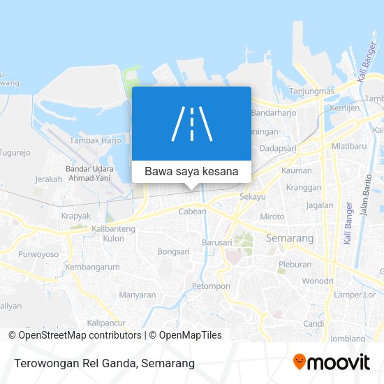 Peta Terowongan Rel Ganda