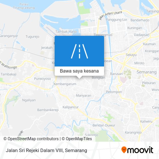 Peta Jalan Sri Rejeki Dalam VIII