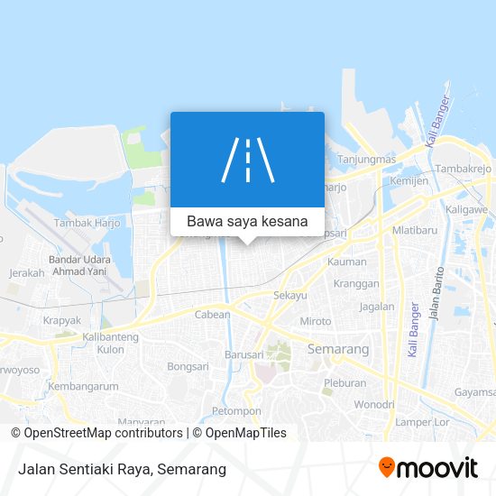 Peta Jalan Sentiaki Raya