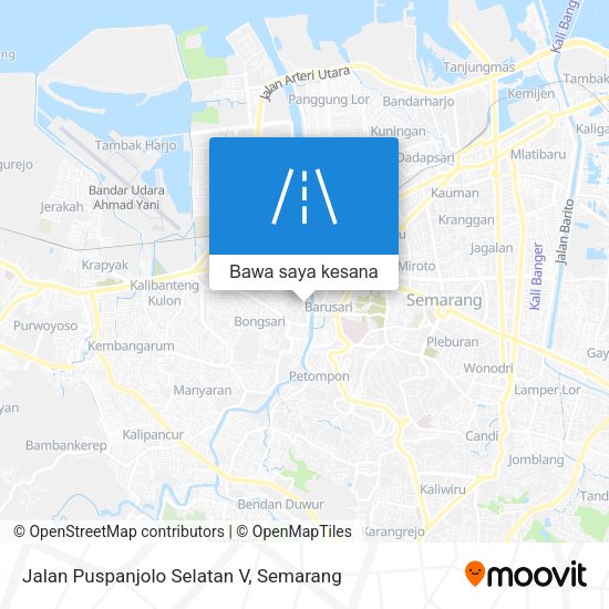 Peta Jalan Puspanjolo Selatan V