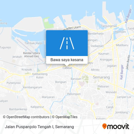 Peta Jalan Puspanjolo Tengah I