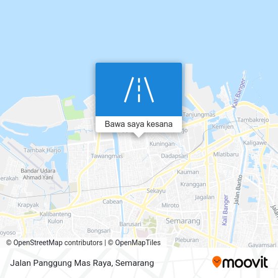 Peta Jalan Panggung Mas Raya