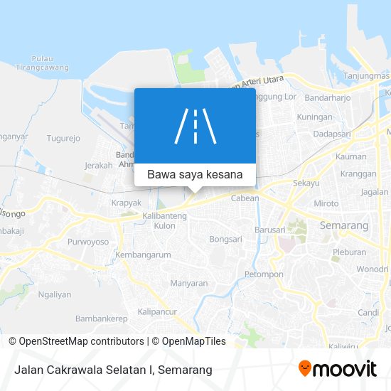 Peta Jalan Cakrawala Selatan I