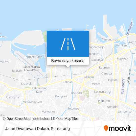 Peta Jalan Dwarawati Dalam