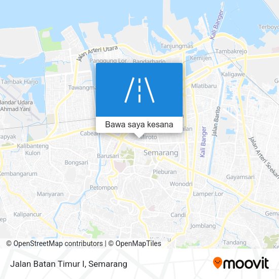 Peta Jalan Batan Timur I