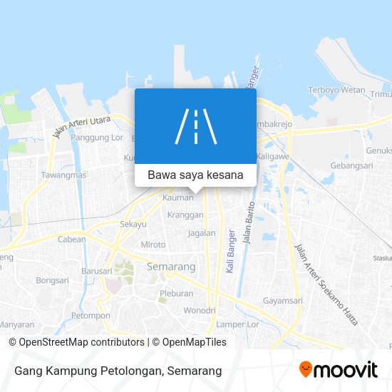 Peta Gang Kampung Petolongan