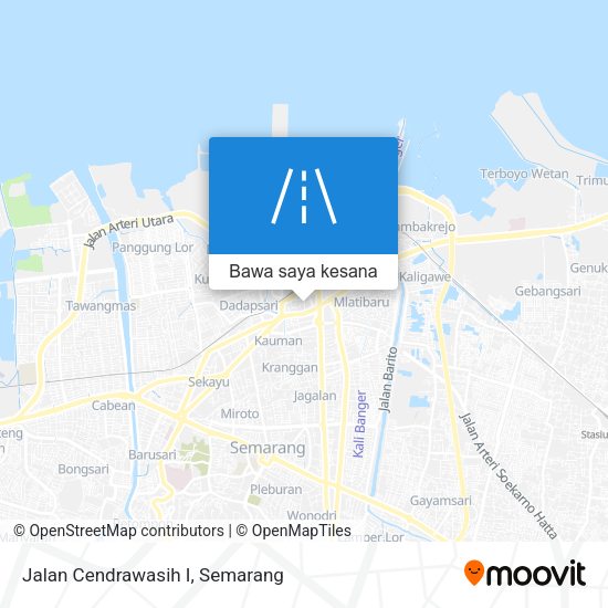 Peta Jalan Cendrawasih I